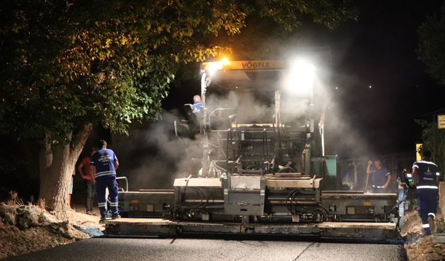 İzmir’de 15,5 kilometrelik yol yenileniyor! Bir etap tamamlandı