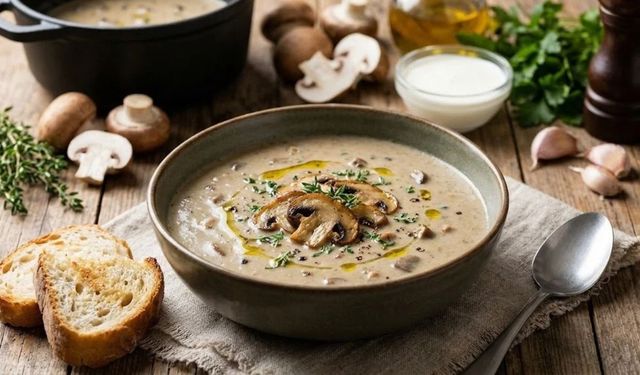 Kremalı mantar çorbasının sırrı ortaya çıktı! Restoran kıvamı için bu detaya dikkat