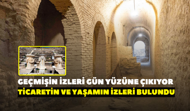 Metropolis’te geçmişin izleri gün yüzüne çıkıyor! Ticaretin ve yaşamın izleri bulundu