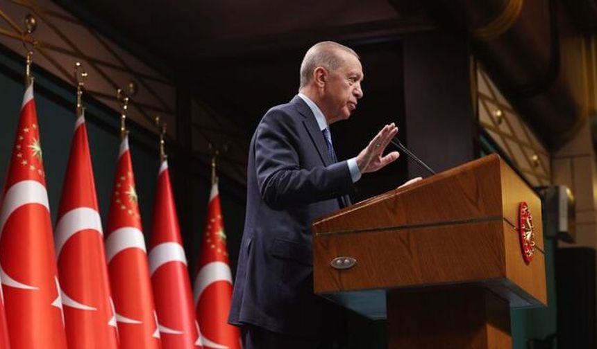 Cumhurbaşkanı Erdoğan'dan kabine toplantısı sonrası açıklamalar