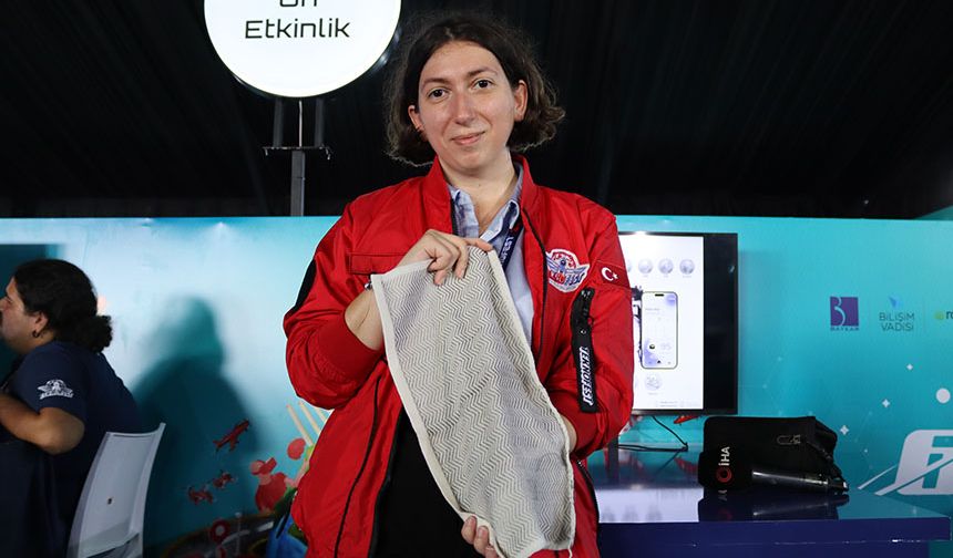 Dünyayı peşine takan akıllı kumaş, TEKNOFEST İzmir'de