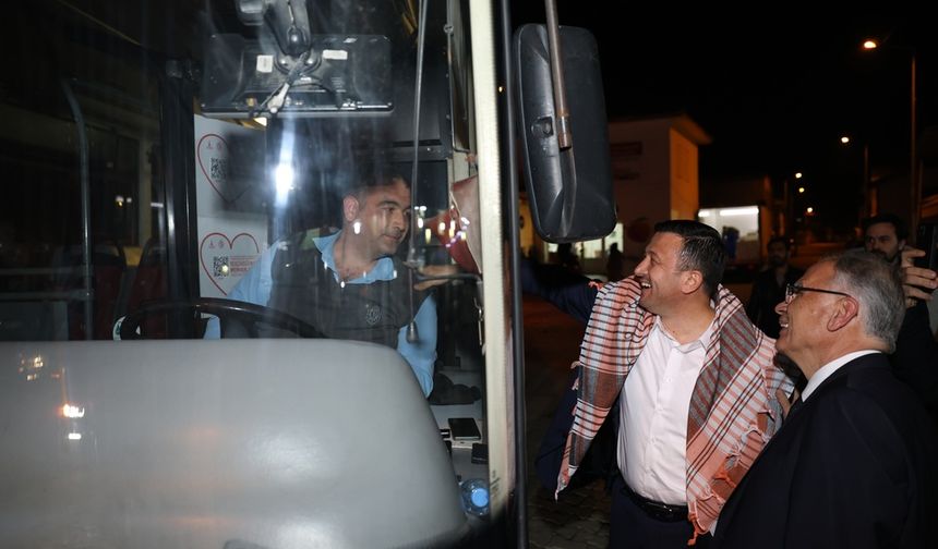 Hamza Dağ'dan belediye şoförüne : "Beraber çalışacağız"
