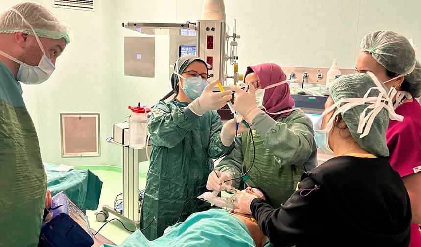 Eskişehir Şehir Hastanesi’nde fleksible bronkoskopi işlemine başlandı