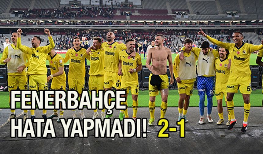 Fenerbahçe hata yapmadı