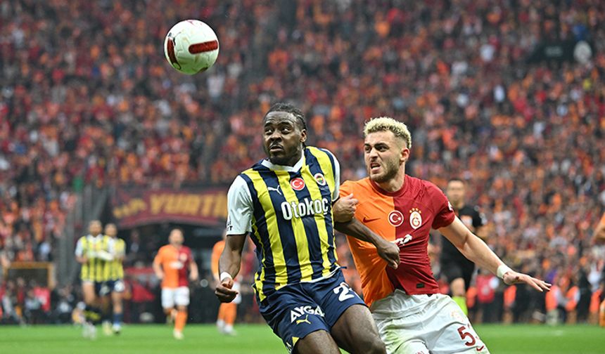Galatasaray- Fenerbahçe karşılaşması 0-1 bitti
