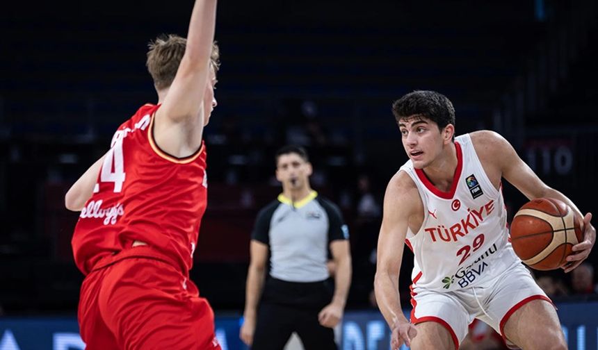 Türkiye U17 Milli Basketbol takımı, Almanya'yı yenerek çeyrek finale yükseldi