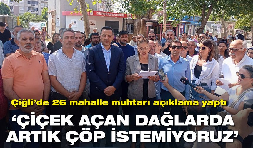 “Çiçek açan dağlarda artık çöp istemiyoruz”