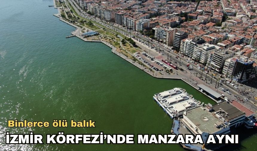 İzmir Körfezi’nde manzara aynı