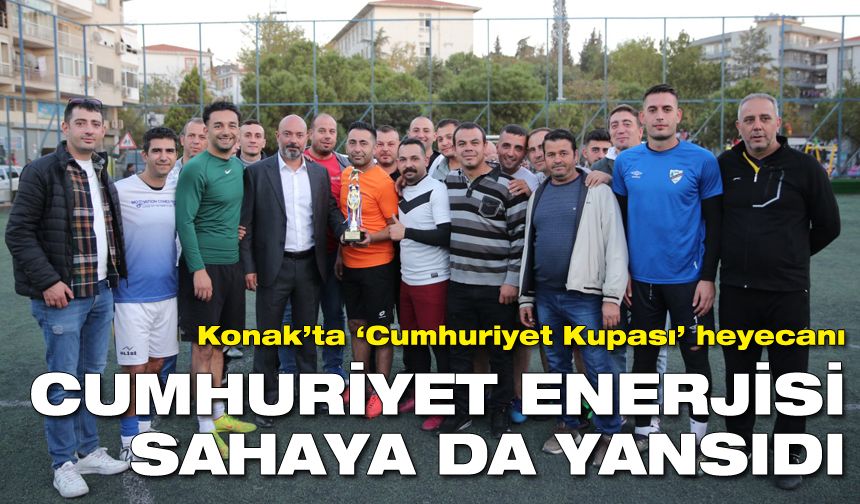 Cumhuriyet coşkusu yeşil sahada: Park ve Bahçeler şampiyon!