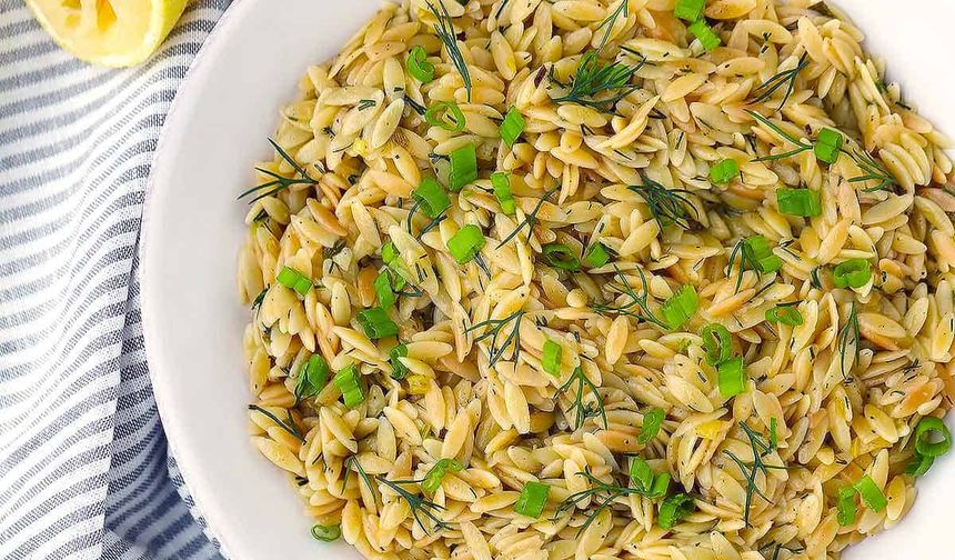 Arpa şehriyenin en güzel hali | İtalya’nın meşhur ‘Orzo’ pilavı