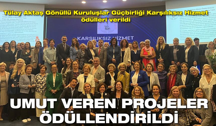 Umut veren projeler ödüllendirildi