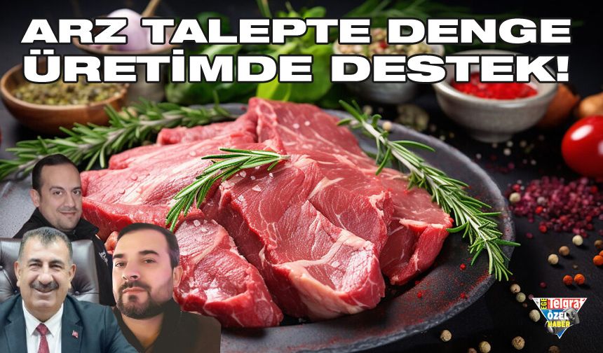 Arz talepte denge üretimde destek!