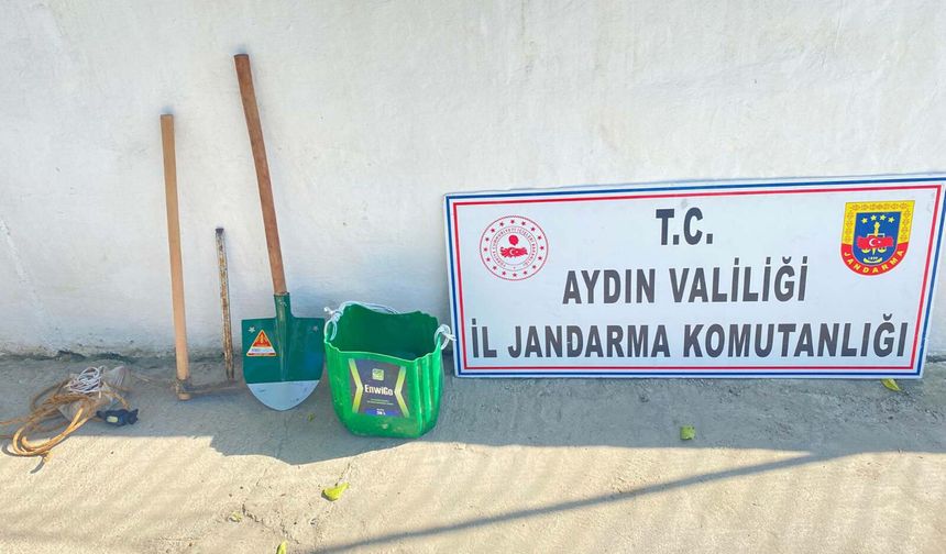 Didim’de SİT alanında kaçak kazı: 6 şüpheli suçüstü yakalandı