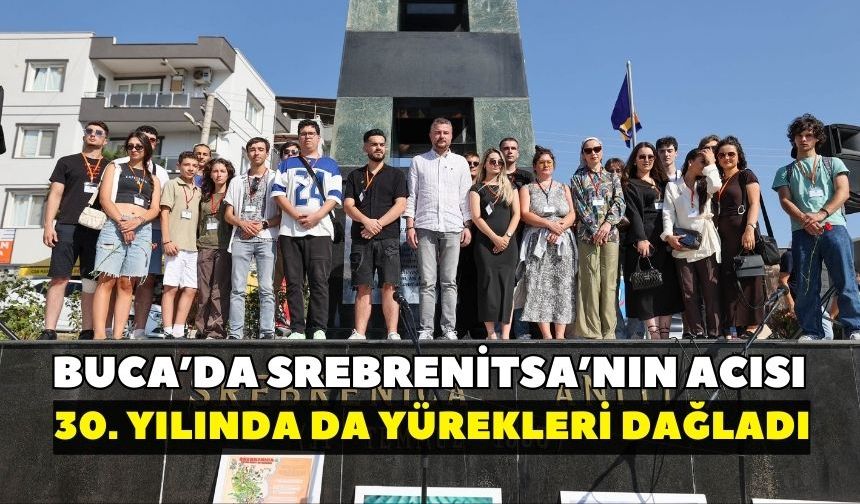 Buca’da Srebrenitsa’nın acısı 30. yılında da yürekleri dağladı