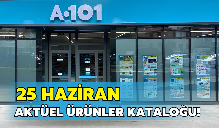 25 Haziran A101 aktüel kataloğu yayınlandı! Klimadan beyaz eşyaya kadar uygun fiyatlı ürünler bu hafta A101'de
