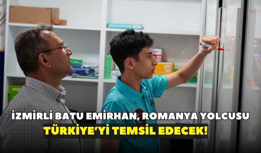 İzmirli Batu Ermirhan 18 bin öğrenciyi geride bıraktı, milli takıma girdi! Romanya’da Türkiye adına yarışacak