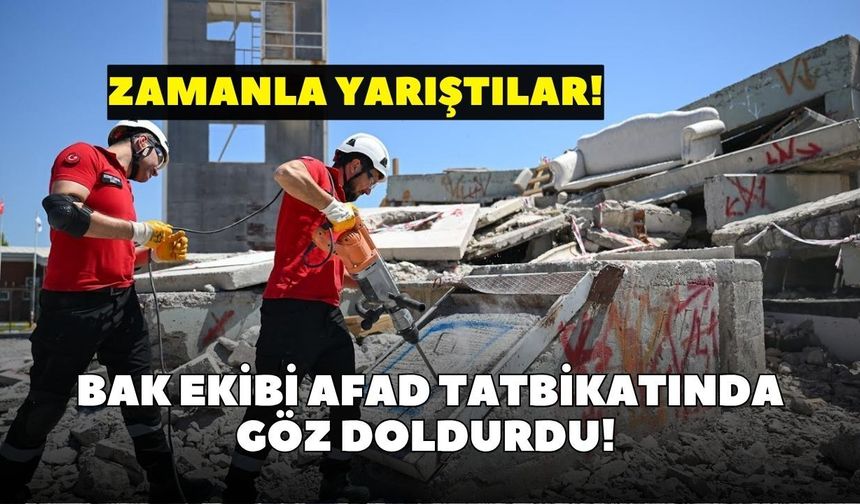 Saniyelerle yarıştılar! Bornova’nın BAK ekibi afetlere karşı tam hazır!