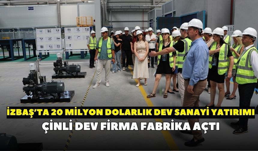 İZBAŞ’ta 20 milyon dolarlık dev sanayi yatırımı: Kompresör üretiminde yeni merkez İzmir oldu