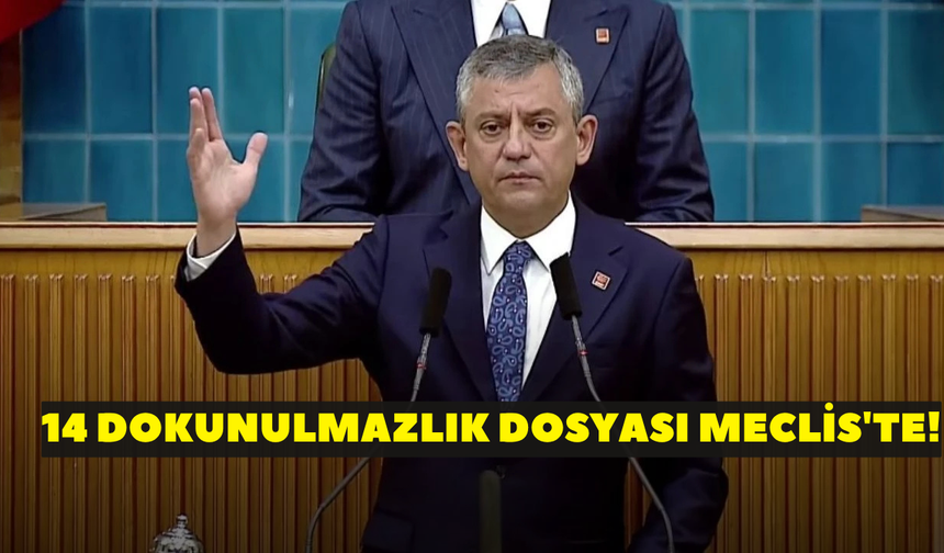 14 dokunulmazlık dosyası Meclis'te!