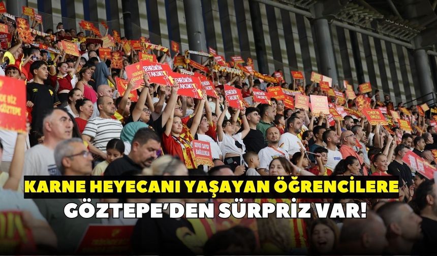 Karneni göster, Göztepe hediyeni al! Şehrimin Takımı Projesi karne döneminde meydanlarda