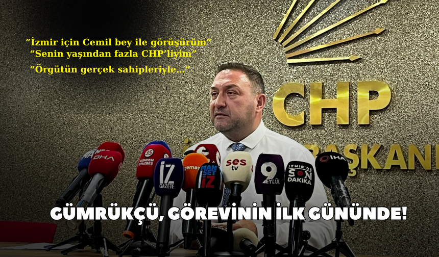 Gümrükçü, görevinin ilk gününde! “Senin yaşından fazla CHP’liyim”