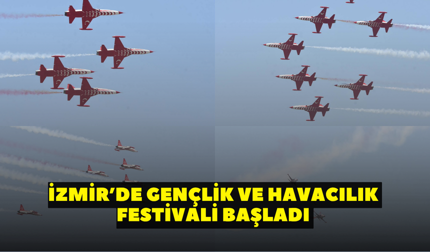 Gökyüzü alev aldı: İzmir'de 'Gençlik ve Havacılık Festivali' başladı