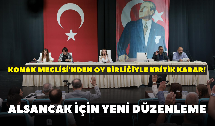 Konak Meclisi'nden oy birliğiyle kritik karar! Alsancak için yeni düzenleme