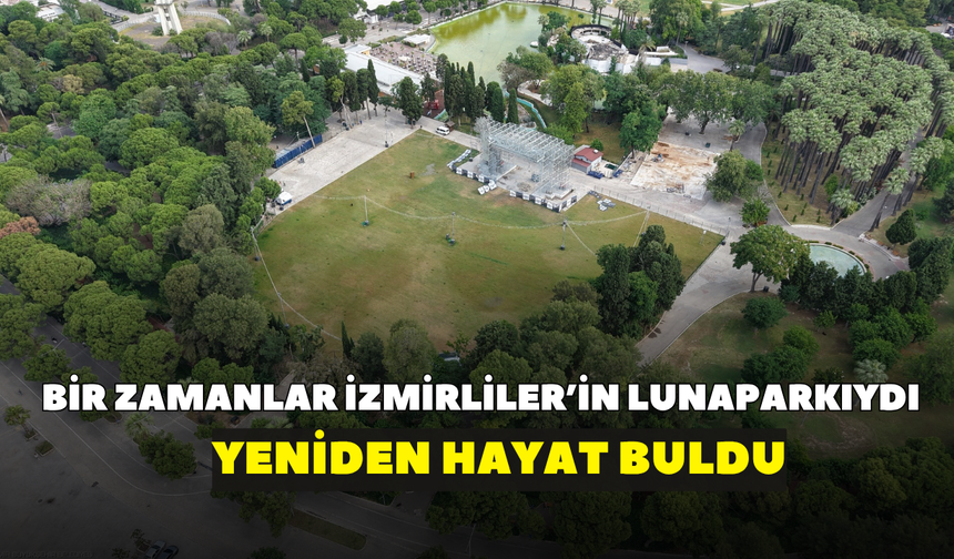 Kültürpark’taki eski lunapark alanı yeniden hayat buldu