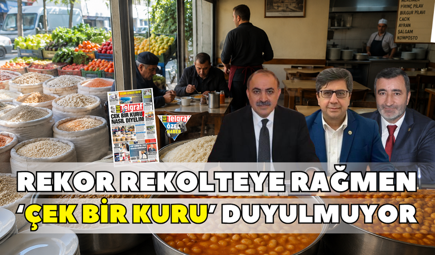 Rekor rekolteye rağmen ‘çek bir kuru’ duyulmuyor