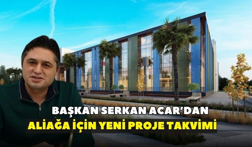 Aliağa'da Başkan Serkan Acar'dan proje yağmuru! Yat limanında sona doğru