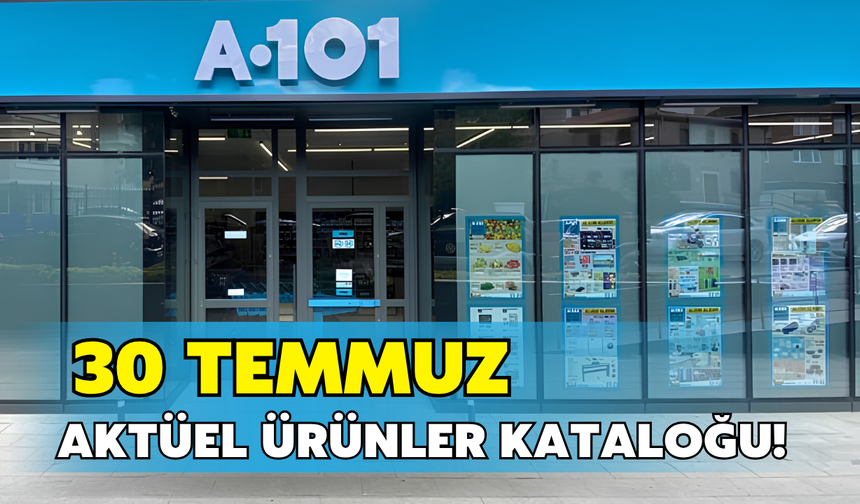 30 Temmuz A101 aktüel kataloğu yayımlandı! Bu hafta A101'de ankastre set, elektrikli moped satışa çıkıyor