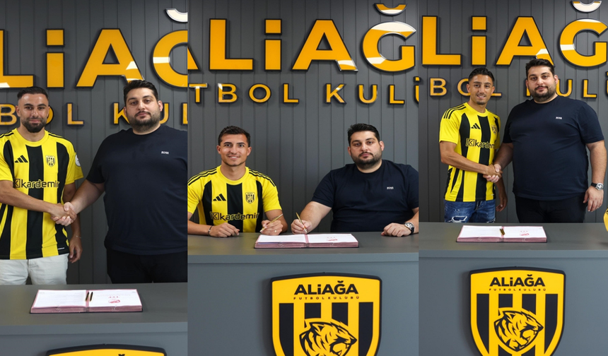 İzmir ekibi kadrosunu güçlendirdi! Aliağa’da üç  imza birden