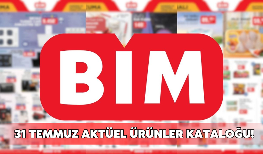 BİM 31 Temmuz aktüel kataloğu yayımlandı! BİM'de bu hafta neler var? İşte indirimli ürünler...