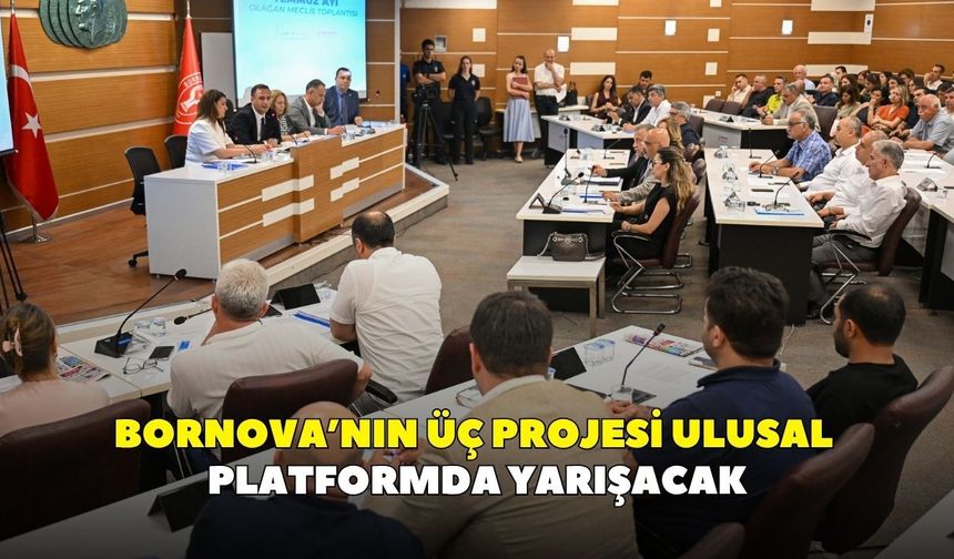 Bornova’nın üç projesi ulusal platformda yarışacak