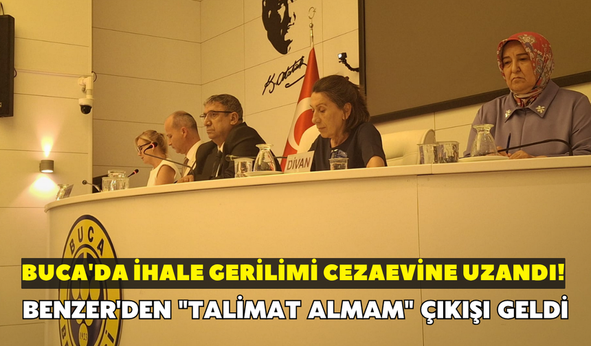 Buca'da ihale gerilimi cezaevine uzandı! Benzer'den "talimat almam" çıkışı geldi