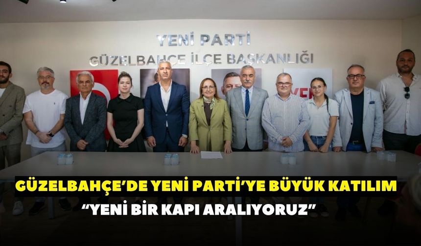 İzmir siyasetinde yeni gelişme: CHP Güzelbahçe’den istifa eden 11 isim Yeni Parti’ye geçti