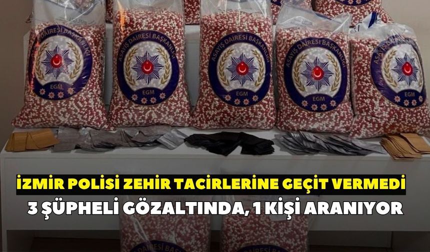 İzmir'de nefes kesen operasyon! Taksiden başladı, ev baskınıyla devam etti