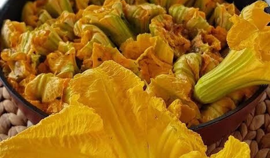 Tarladan mutfağa uzanan İzmir lezzeti! Kabak çiçeği dolmasının sırrı meğer bu detaydaymış