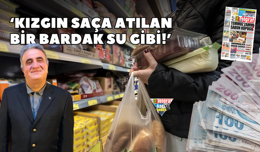 ‘Kızgın saça atılan bir bardak su gibi!’