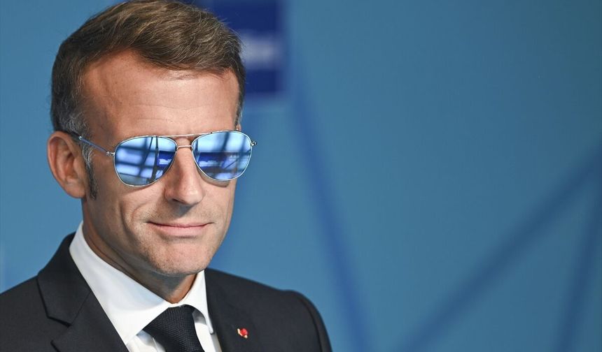 NATO Zirvesi'nde gündem Macron ve gözlükleri oldu!