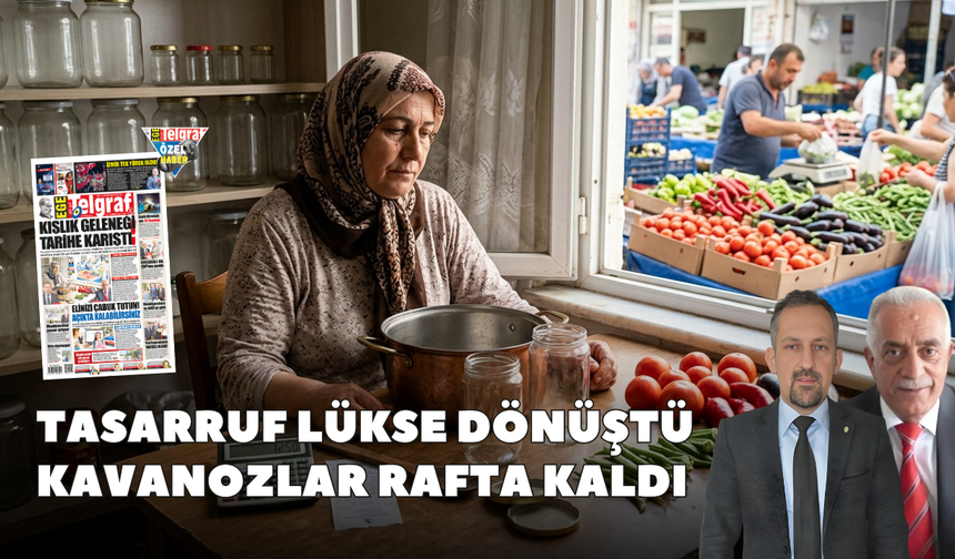 Tasarruf lükse dönüştü kavanozlar rafta kaldı