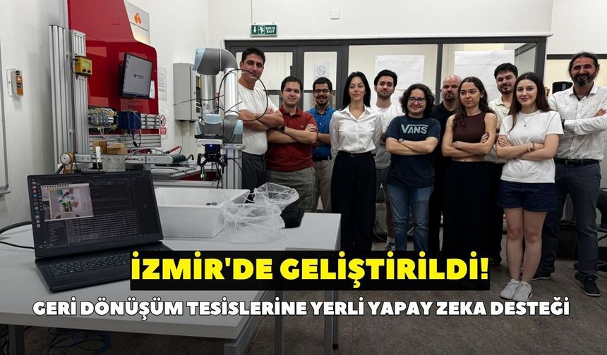 Bu robot atıkları kendi kendine ayrıştırıyor! İzmir'de geliştirildi! Geri dönüşümde yeni dönem
