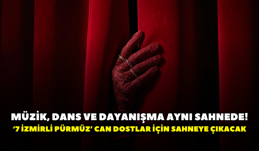 Müzik, dans ve dayanışma aynı sahnede! 7 İzmirli Pürmüz can dostlar için sahneye çıkacak