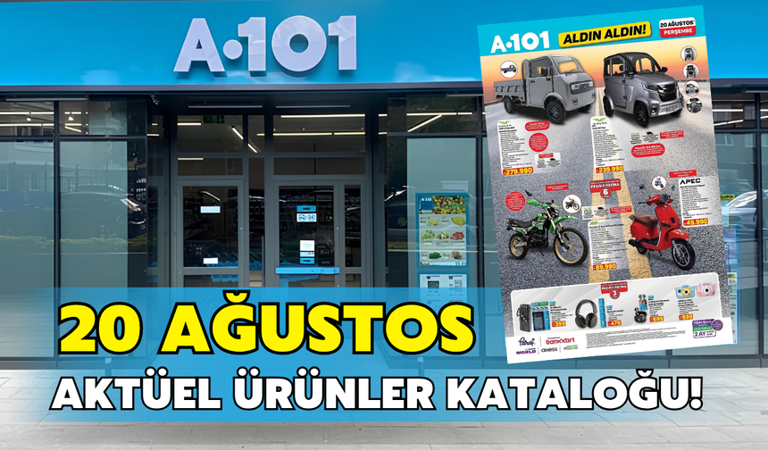A101 20 Ağustos aktüel kataloğu yayımlandı! Bu hafta Volta VMP14 tekerlekli elektrikli kamyonet 279 bin 990 TL