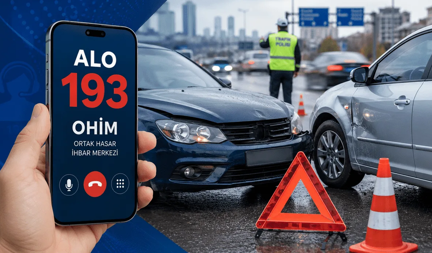 Trafik kazalarında yeni dönem yarın başlıyor! Alo 193 devreye giriyor