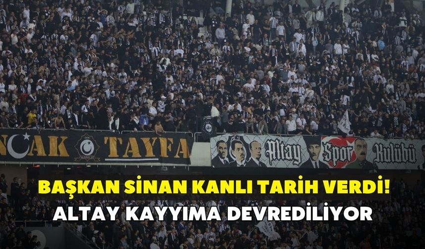 Başkan Sinan Kanlı tarih verdi! Altay kayyıma devrediliyor