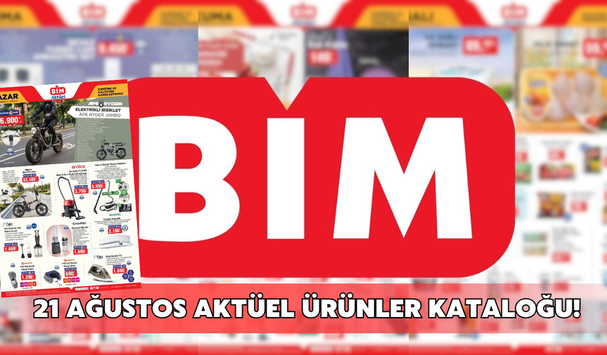 BİM 21 Ağustos indirimli ürünleri belli oldu: Bu hafta BİM'de 1,5 milyon TL’lik akülü forklift satışa çıkıyor...