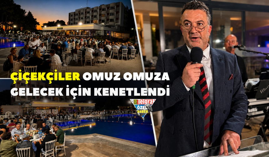 Çiçekçiler omuz omuza gelecek için kenetlendi