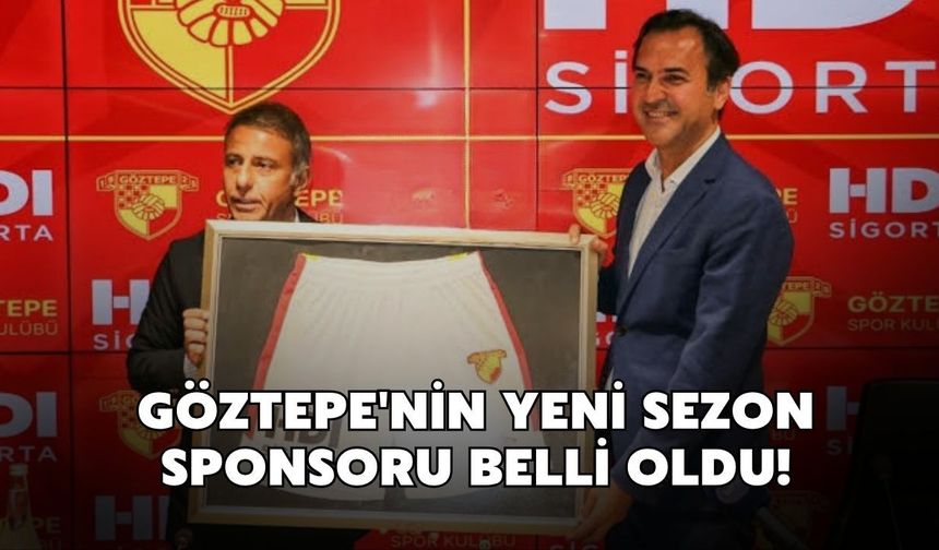 Göztepe'nin yeni sezon sponsoru belli oldu!