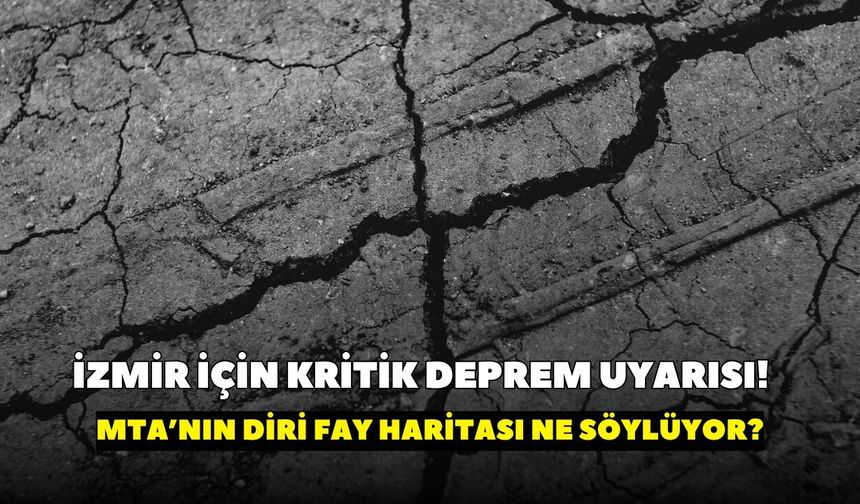 MTA’nın güncel fay haritası dikkat çekti! CHP’li Tamay’dan İzmir'de olası deprem öncesi acil dönüşüm çağrısı